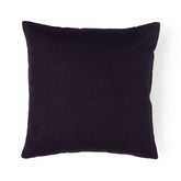 Cushion Cover with Crochet Motifs, 12x12, Navy Blue - Eyaas
